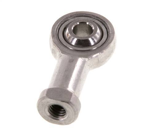 Bolvormig stangeind M6 vrouwelijk Roestvast staal 304 (1.4301)