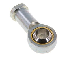 Bolvormig stangeind M36X2 vrouwelijk Verzinkt staal