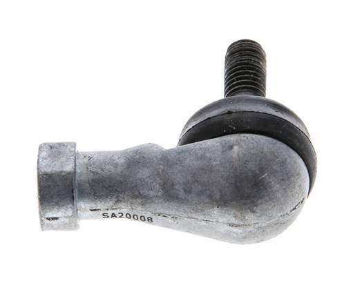 90deg Staafeind M8 Gegoten aluminium