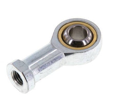 Bolvormig stangeind M10 x 1,25 vrouwelijk Verzinkt staal