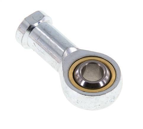 Bolvormig stangeind M10 x 1,25 vrouwelijk Verzinkt staal