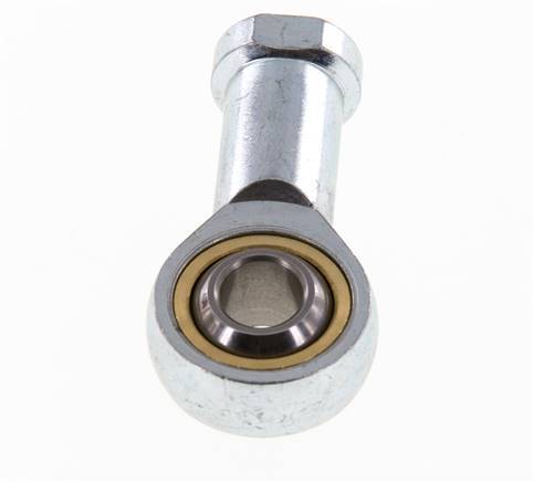 Bolvormig stangeind M10 x 1,25 vrouwelijk Verzinkt staal