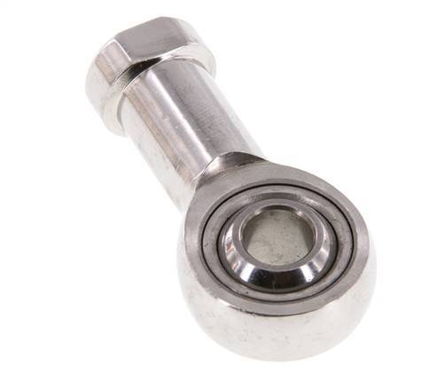 Bolvormig stangeind M10 x 1,25 vrouwelijk RVS 304 (1.4301)