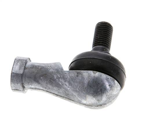 90deg Stangeind M10 x 1,25 Gegoten aluminium