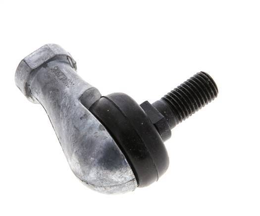 90deg Stangeind M10 x 1,25 Gegoten aluminium