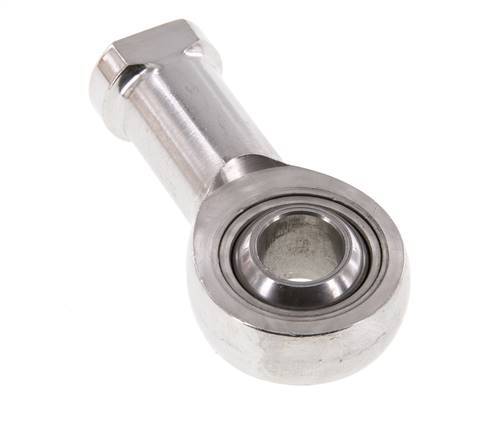 Bolvormig stangeind M16 x 1,5 vrouwelijk RVS 304 (1.4301)