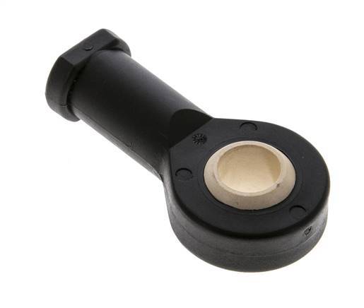 Bolvormig staafeind M16 x 1,5 vrouwelijk polymeer