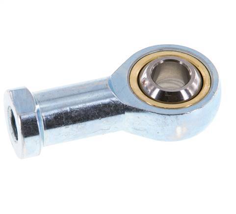 Bolvormig stangeind M10 vrouwelijk Verzinkt staal