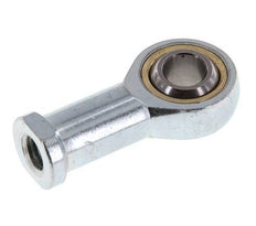 Bolvormig stangeind M12 vrouwelijk Verzinkt staal