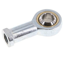 Bolvormig stangeind M16 vrouwelijk Verzinkt staal