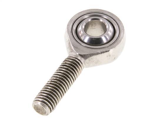 Bolvormig Staafeind M10 Mannelijk Roestvast staal 304 (1.4301)