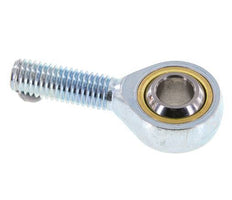 Bolvormig Staafeind M12 Mannelijk Verzinkt staal