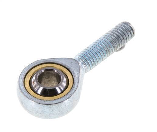 Spherical Rod-end M8 Male Zinc plated steel