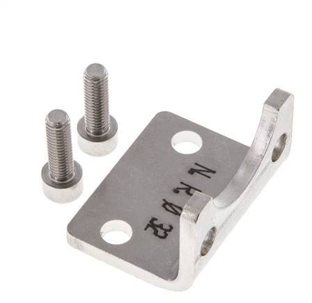 Voetsteun 32 mm ISO 15552 RVS 316 (1.4401)