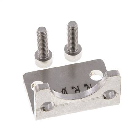 Voetsteun 32 mm ISO 15552 RVS 316 (1.4401)