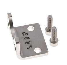 Voetsteun 32 mm ISO 15552 RVS 316 (1.4401)