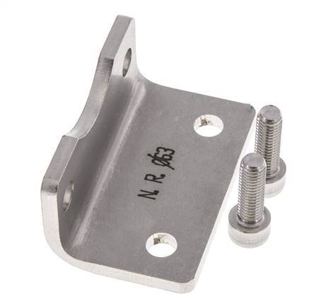 Voetsteun 63 mm ISO 15552 RVS 316 (1.4401)