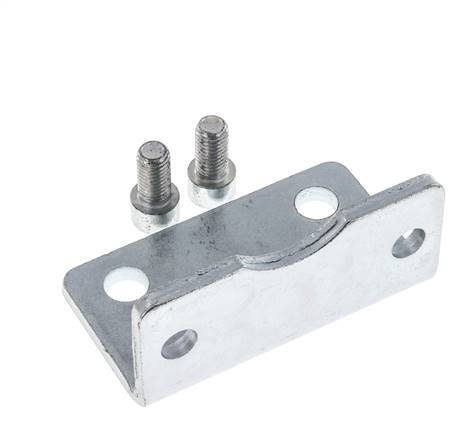 Foot Mount 80 mm ISO 15552 ISO 21287 Zinc plated steel