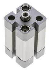 ISO 21287 Compacte Dubbelwerkende Cilinder 20-20mm - Magnetisch