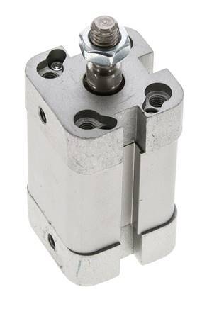 ISO 21287 Compacte Dubbelwerkende Cilinder 20-25mm - Magnetisch - Mannelijke Stang