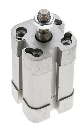 ISO 21287 Compacte Dubbelwerkende Cilinder 20-25mm - Magnetisch - Mannelijke Stang
