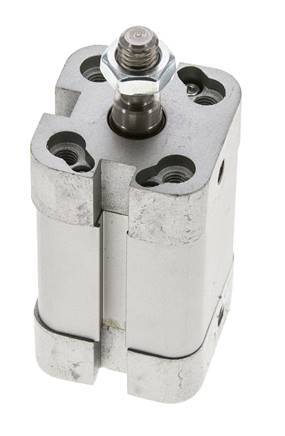 ISO 21287 Compacte Dubbelwerkende Cilinder 20-25mm - Magnetisch - Mannelijke Stang