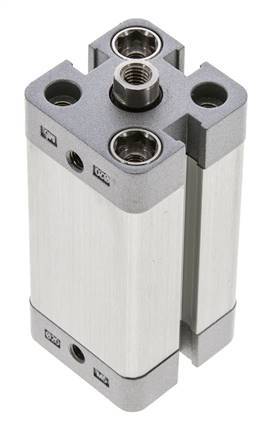 ISO 21287 Compacte Dubbelwerkende Cilinder 20-40mm - Magnetisch