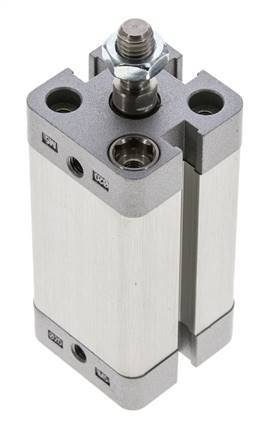 ISO 21287 Compacte Dubbelwerkende Cilinder 20-40mm - Magnetisch - Mannelijke Stang