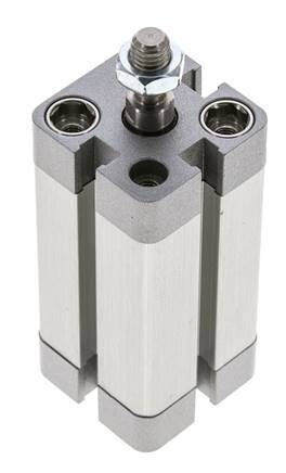 ISO 21287 Compacte Dubbelwerkende Cilinder 20-40mm - Magnetisch - Mannelijke Stang