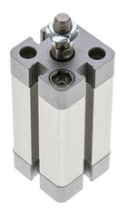 ISO 21287 Compacte Dubbelwerkende Cilinder 20-40mm - Magnetisch - Mannelijke Stang