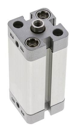 ISO 21287 Compacte Dubbelwerkende Cilinder 20-50mm - Magnetisch