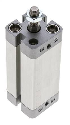 ISO 21287 Compacte Dubbelwerkende Cilinder 20-50mm - Magnetisch - Mannelijke Stang
