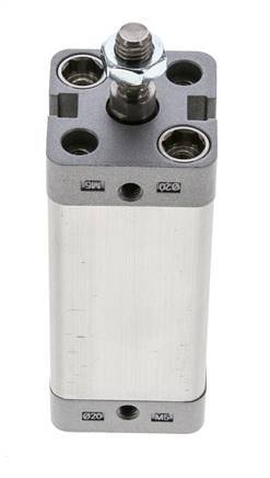 ISO 21287 Compacte Dubbelwerkende Cilinder 20-50mm - Magnetisch - Mannelijke Stang