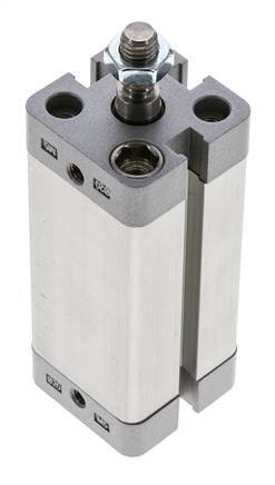 ISO 21287 Compacte Dubbelwerkende Cilinder 20-50mm - Magnetisch - Mannelijke Stang