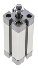 ISO 21287 Compacte Dubbelwerkende Cilinder 20-50mm - Magnetisch - Mannelijke Stang