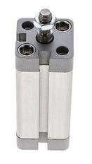 ISO 21287 Compacte Dubbelwerkende Cilinder 20-50mm - Magnetisch - Mannelijke Stang