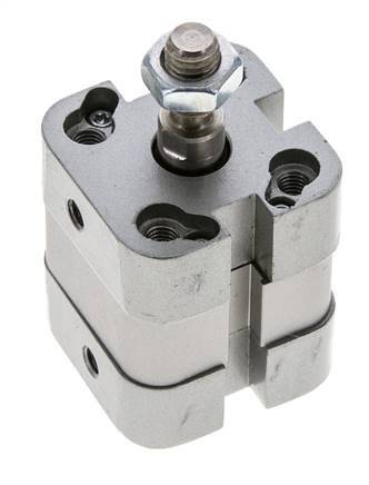 ISO 21287 Compacte Dubbelwerkende Cilinder 20-5mm - Magnetisch - Mannelijke Stang