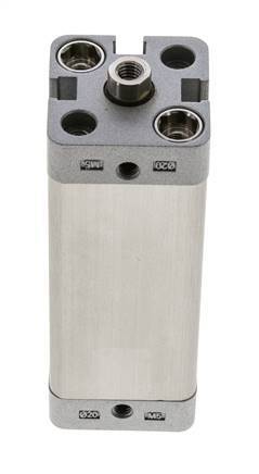 ISO 21287 Compacte Dubbelwerkende Cilinder 20-60mm - Magnetisch