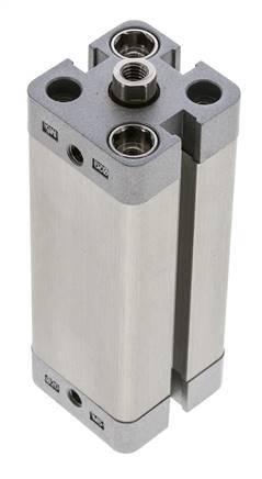 ISO 21287 Compacte Dubbelwerkende Cilinder 20-60mm - Magnetisch