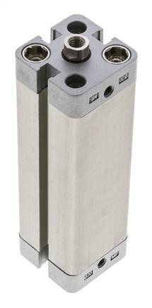 ISO 21287 Compacte Dubbelwerkende Cilinder 20-80mm - Magnetisch
