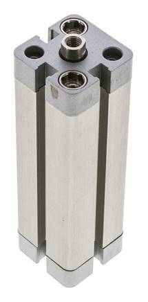 ISO 21287 Compacte Dubbelwerkende Cilinder 20-80mm - Magnetisch