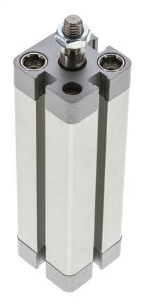 ISO 21287 Compacte Dubbelwerkende Cilinder 20-80mm - Magnetisch - Mannelijke Stang