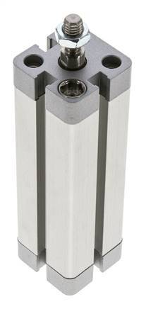 ISO 21287 Compacte Dubbelwerkende Cilinder 20-80mm - Magnetisch - Mannelijke Stang