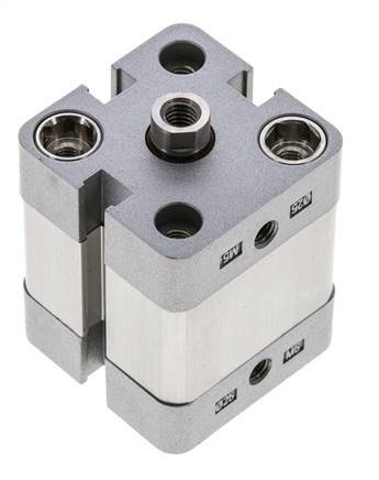 ISO 21287 Compacte Dubbelwerkende Cilinder 25-10mm - Magnetisch