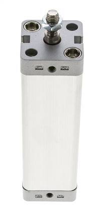 ISO 21287 Compacte Dubbelwerkende Cilinder 25-100mm - Magnetisch - Mannelijke Stang
