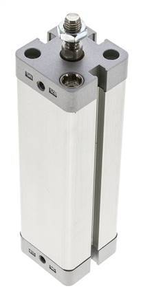 ISO 21287 Compacte Dubbelwerkende Cilinder 25-100mm - Magnetisch - Mannelijke Stang