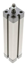 ISO 21287 Compacte Dubbelwerkende Cilinder 25-125mm - Magnetisch - Mannelijke Stang