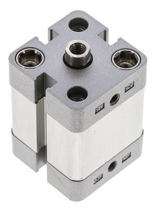 ISO 21287 Compacte Dubbelwerkende Cilinder 25-15mm - Magnetisch