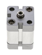 ISO 21287 Compacte Dubbelwerkende Cilinder 25-15mm - Magnetisch