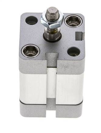ISO 21287 Compacte Dubbelwerkende Cilinder 25-15mm - Magnetisch - Mannelijke Stang